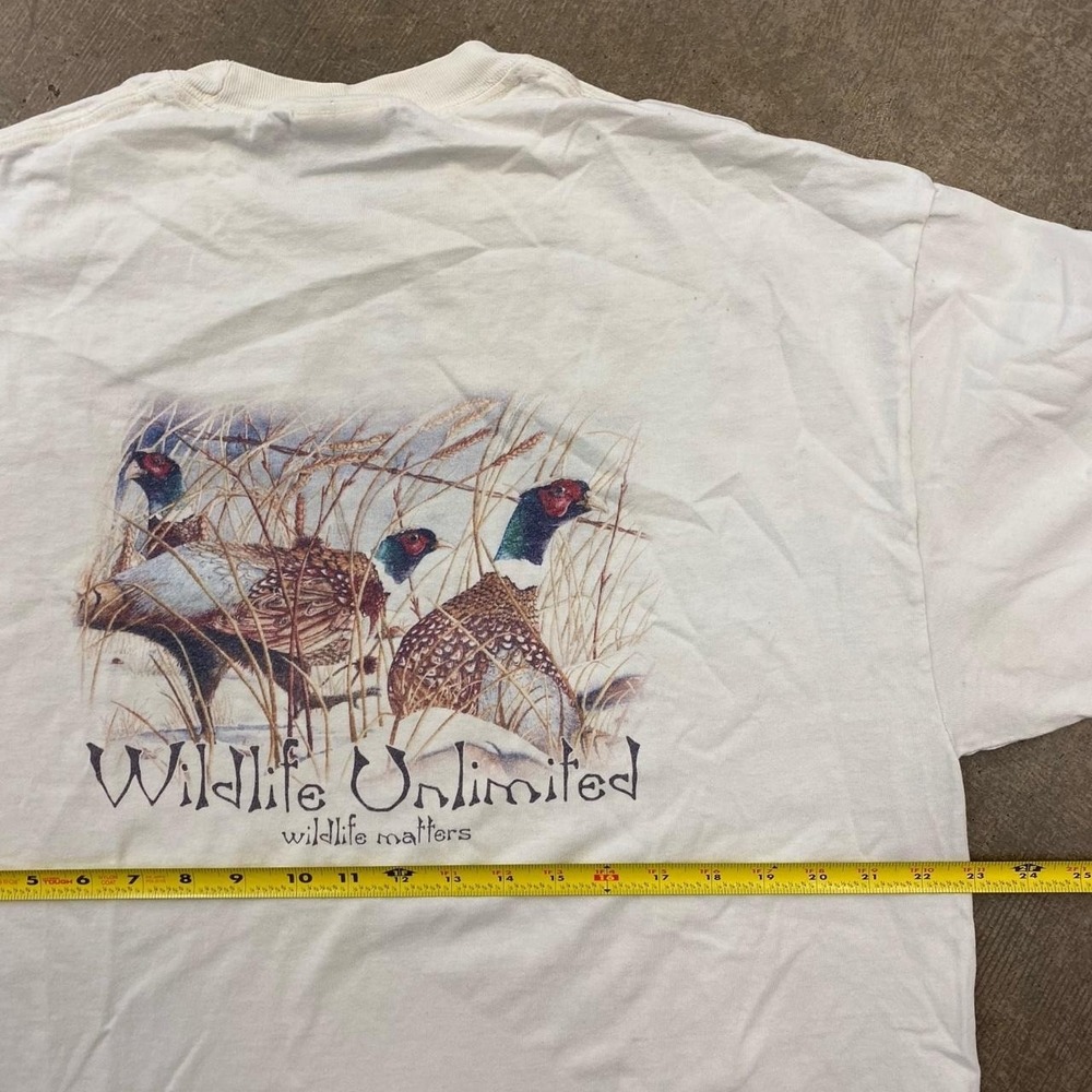 Vintage Wildlife Unlimited Ducks Hunting Nature Outdoors 2000s T-Shirt Size XL - Picture 7 of 8